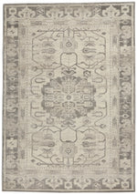 Nourison Cyrus Traditional Ivory/Grey Area Rug