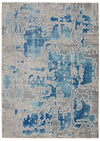 Nourison Entice Contemporary Grey/Blue Area Rug