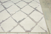 Nourison Tahoe Modern Contemporary Ivory/Grey Area Rug