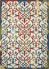 Nourison Home & Garden Transitional Multicolor Area Rug