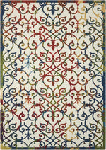 Nourison Home & Garden Transitional Multicolor Area Rug