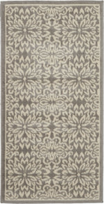 Nourison Jubilant Transitional Ivory/Grey Area Rug