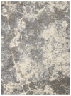 Nourison Sahara Contemporary Blue/Ivory Area Rug