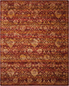 Nourison Rhapsody Transitional Sienna/Gold Area Rug