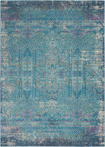 Nourison Passion Transitional Blue Area Rug