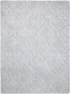 Nourison Light & Airy Transitional Light Grey Area Rug