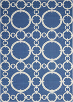 Nourison Sun N` Shade Transitional Navy Area Rug