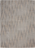 Nourison Solace Contemporary Grey/Beige Area Rug