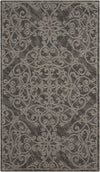 Nourison Damask Traditional Grey Area Rug