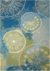 Nourison Home & Garden Contemporary Blue Area Rug