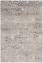 Nourison Sleek Textures Contemporary Ivory/Beige Area Rug