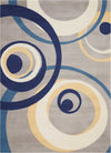 Nourison Grafix Contemporary Grey Area Rug