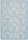 Nourison Graphic Illusions Transitional Ivory/Light Blue Area Rug