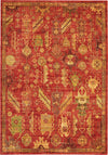Nourison Jewel Traditional Red Area Rug