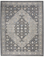 Nourison Starry Nights Traditional Grey/Blue Area Rug