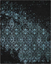 Nourison Opaline Transitional Midnight/Blue Area Rug