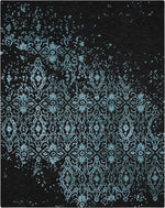 Nourison Opaline Transitional Midnight/Blue Area Rug