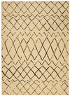 Nourison Grafix Contemporary Cream Black Area Rug