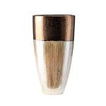Imax Worldwide Home Ernst Medium Bronze and Cream Vase