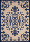 Nourison Aloha Transitional Navy Area Rug