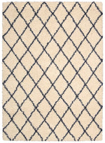 Nourison Brisbane Contemporary Ivory/Blue Area Rug