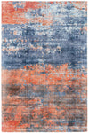 Nourison Safari Dreams Contemporary Blue/Brick Area Rug