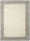 Nourison Amore Contemporary Ivory/Silver Area Rug