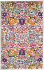 Nourison Passion Transitional Silver Area Rug