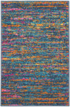 Nourison Passion Contemporary Blue/Multicolor Area Rug