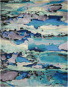 Nourison Prismatic Contemporary Seaglass Area Rug